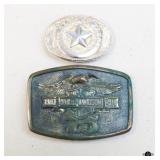 Belt Buckles: Harley Davidson +/ 2 Pc