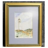 Original Watercolor Signed Zahl