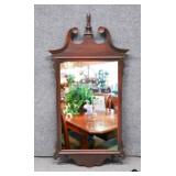 Mahogany Chippendale Style Wall Mirror