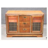 Bassett Lighted Sideboard w/Brass Trim