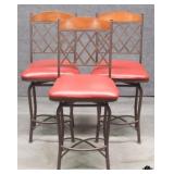 Counter Height Swivel Bar Stools / 3 pc