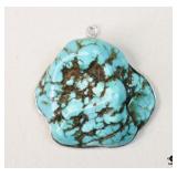 Raw Turquoise Pendant
