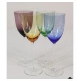 Multi-Colored Lenox Stemware / 4 Pc