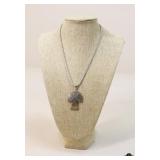 Necklace W/ Sterling Cross Pendant