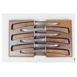 Woodlawn Knife Set By Carvel Hall / 6 Pc