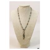 Sterling Turquoise Beaded Necklace