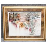 "Fall Creek Falls" Original Watercolor Signed