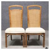 Drexel Heritage Cane Back Dining Chairs / 2 pc