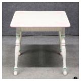 Child Size Pink and White Table