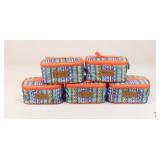 Selpha Stainless Steel Spice Shakers W/Case