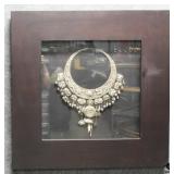 Metal Necklace Shadowbox Framed