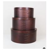 Wood Stacking Storage Boxes