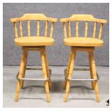 Bar Height Swivel Bar Stools / 2 pc