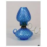 Diamond Optic Colonial Blue Lamp