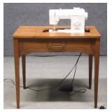 Singer Sewing Machine & Table
