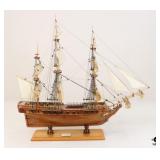 H.M.S. Unicorn -1790 Wood Ship Figurine