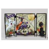 Halloween Tri-Fold Screen Votive Candle Holder