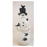 Large Resin Snowman Figure