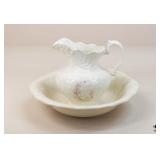 Ceramic Wash Basin & Pitcher