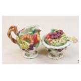 Fitz & Floyd Classics Creamer & Sugar Set
