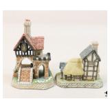 David Winter Cottages Collectible Figures/ 2pc