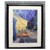 Cafe Terrace at Night Print by Van Gogh