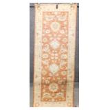 Hand-Knotted Woolen Runner Rug - Pakistan