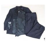 NEW Mens Sz 52R Black Tuxedo w/ Accessories