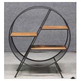 Round Metal Display Shelf / Plant Stand