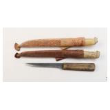 Knices w/Wood Handles / 3 pc