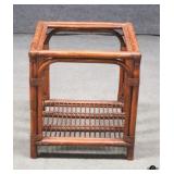 Bamboo End Table (no glass top)