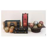 Wine Bottle Holder & Assorted Decor