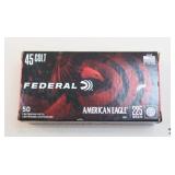 Federal Ammunition 45 Colt / 50 Rounds