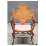 Antique Throne Style Chair