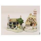 David Winter Cottages Collectible Figures/ 2pc