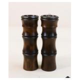 Goodwood Bamboo Sat & Pepper Shakers / 2 Pc