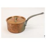 Crate & Barrel Copper Pan w/ Lid