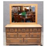 Fanfare Dresser W/ 8 Drawers & Mirror