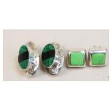 Sterling Earrings / 2 pairs