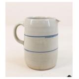 Glazed Stoneware Pitcher