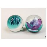 Caithness Tarantella Art Glass Paperweights