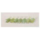 Carved Stone Chop Stick Rests/ 7 pc