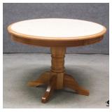 Tile Top Round Dining Table