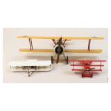 Model Biplanes / 3 Pc