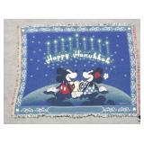Mickey Mouse Hanukkah Throw Blanket