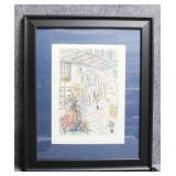Court Yard Print by Frany Weiss