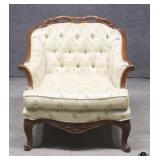 Tufted Back Arm Chair