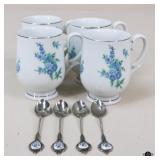 Royal China Cups & Spoons