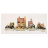 David Winter Cottages Collectible Figures/ 4pc