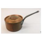 Crate and Barrel Copper Pot w/ Lid